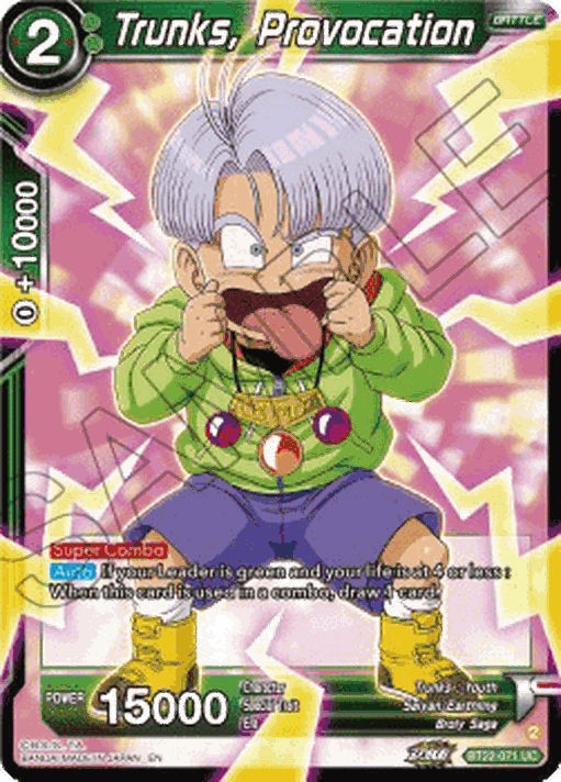 Trunks, Provocation