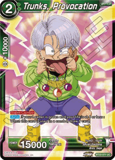 Trunks, Provocation