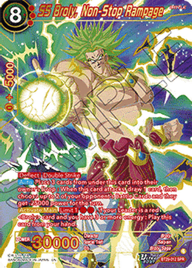 SS Broly, Non-Stop Rampage (V.2 - Alternate Art)