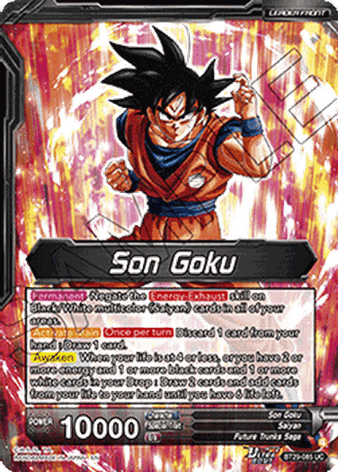 Son Goku // SSB Kaio-Ken Son Goku, Striking a God (V.2 - Alternate Art)