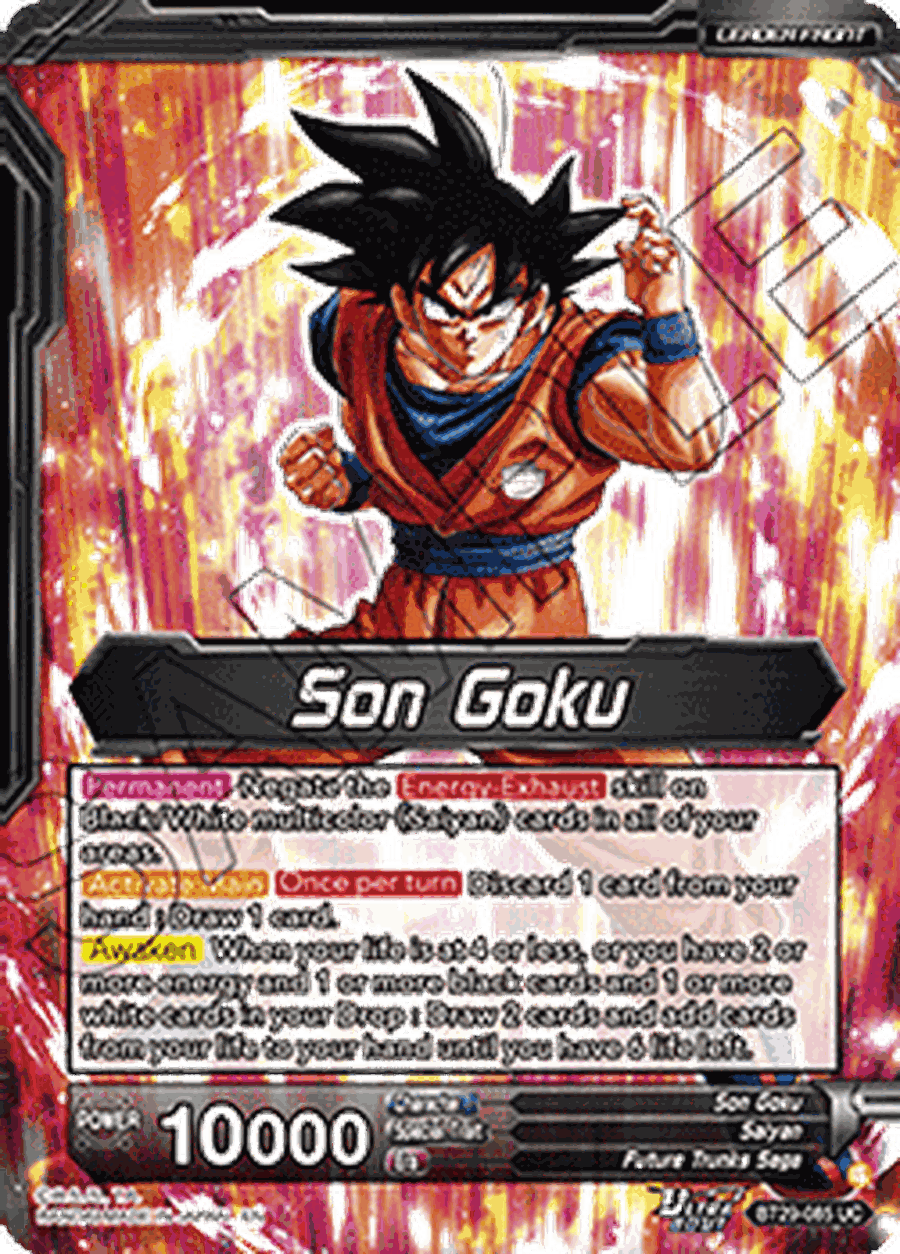 Son Goku // SSB Kaio-Ken Son Goku, Striking a God (V.2 - Alternate Art)
