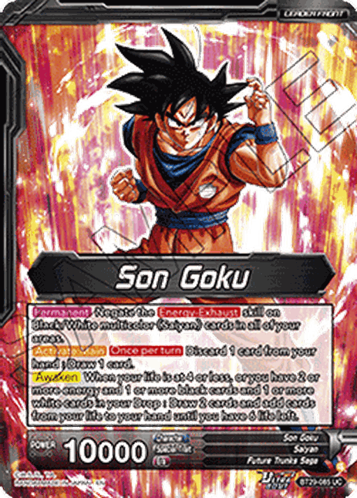 Son Goku // SSB Kaio-Ken Son Goku, Striking a God (V.2 - Alternate Art)