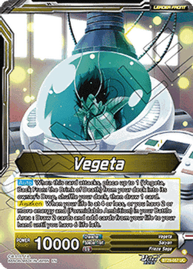 Vegeta // Vegeta, Warrior Race Pride (V.2 - Alternate Art)