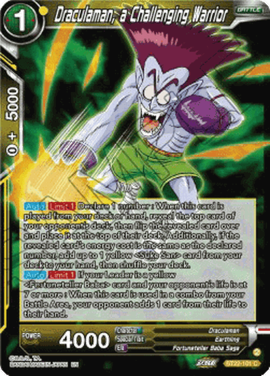 Draculaman, a Challenging Warrior