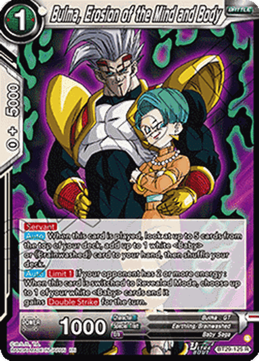 Bulma, Erosion of the Mind and Body