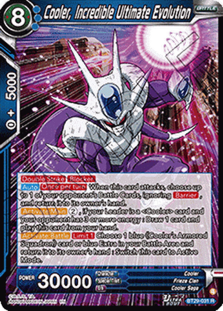 Cooler, Incredible Ultimate Evolution