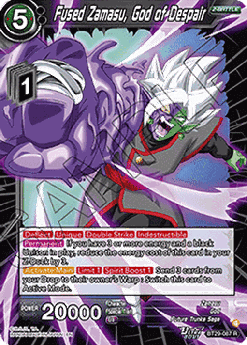 Fused Zamasu, God of Despair
