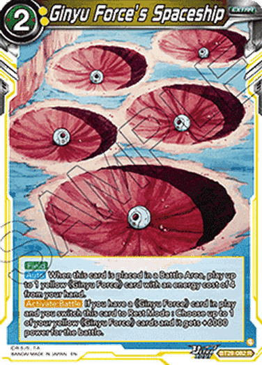 Ginyu Force’s Spaceship