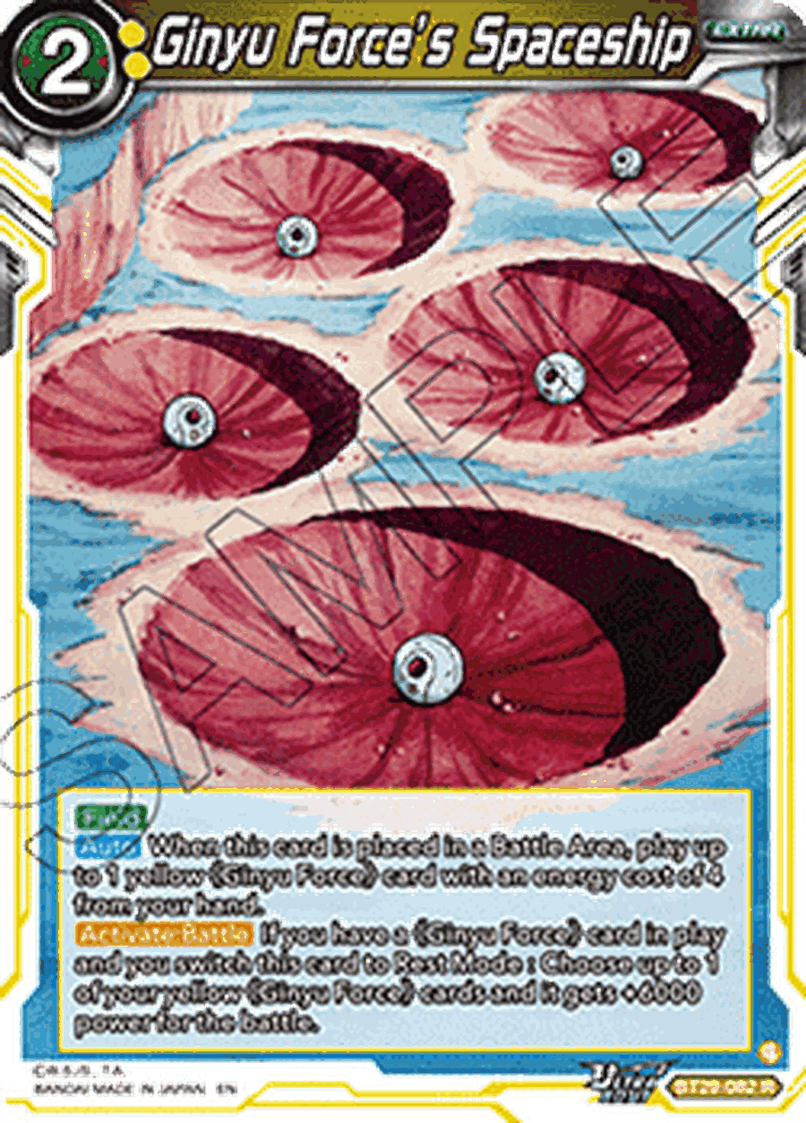 Ginyu Force’s Spaceship