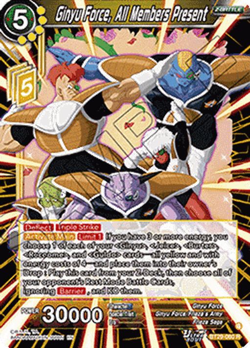 Ginyu Force, All Members Present