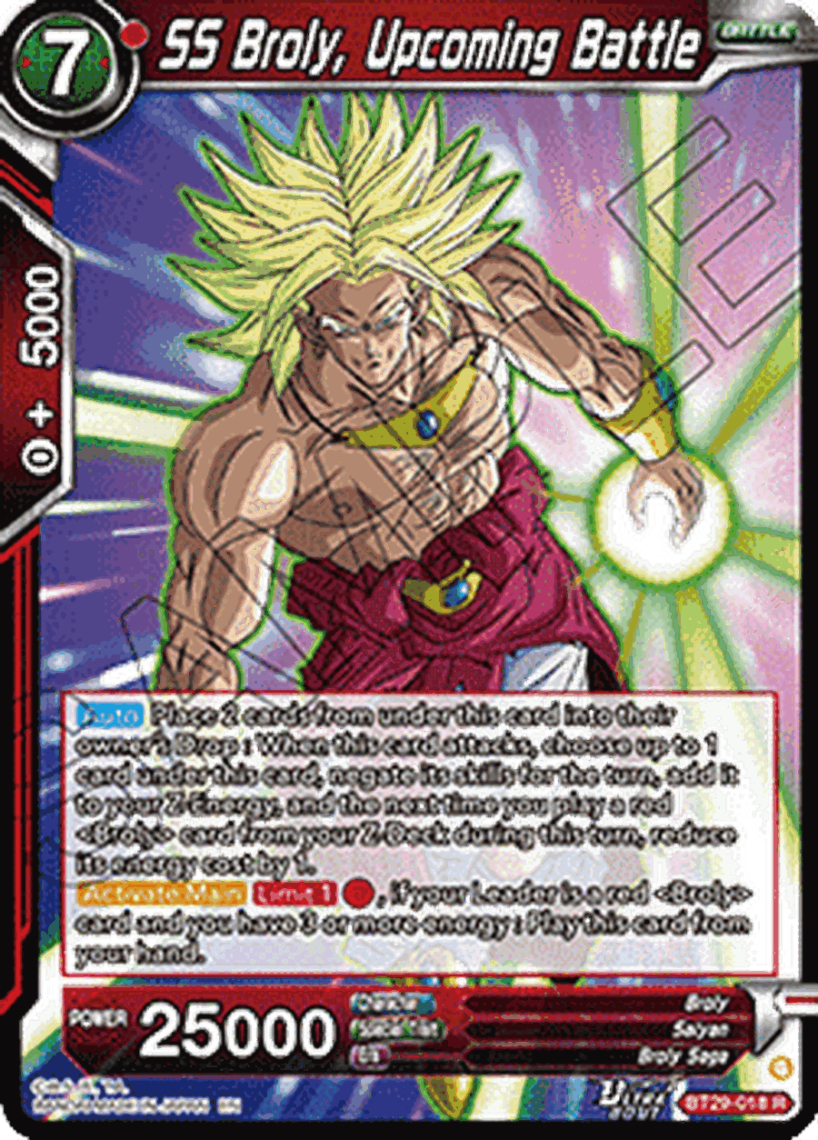SS Broly, Upcoming Battle