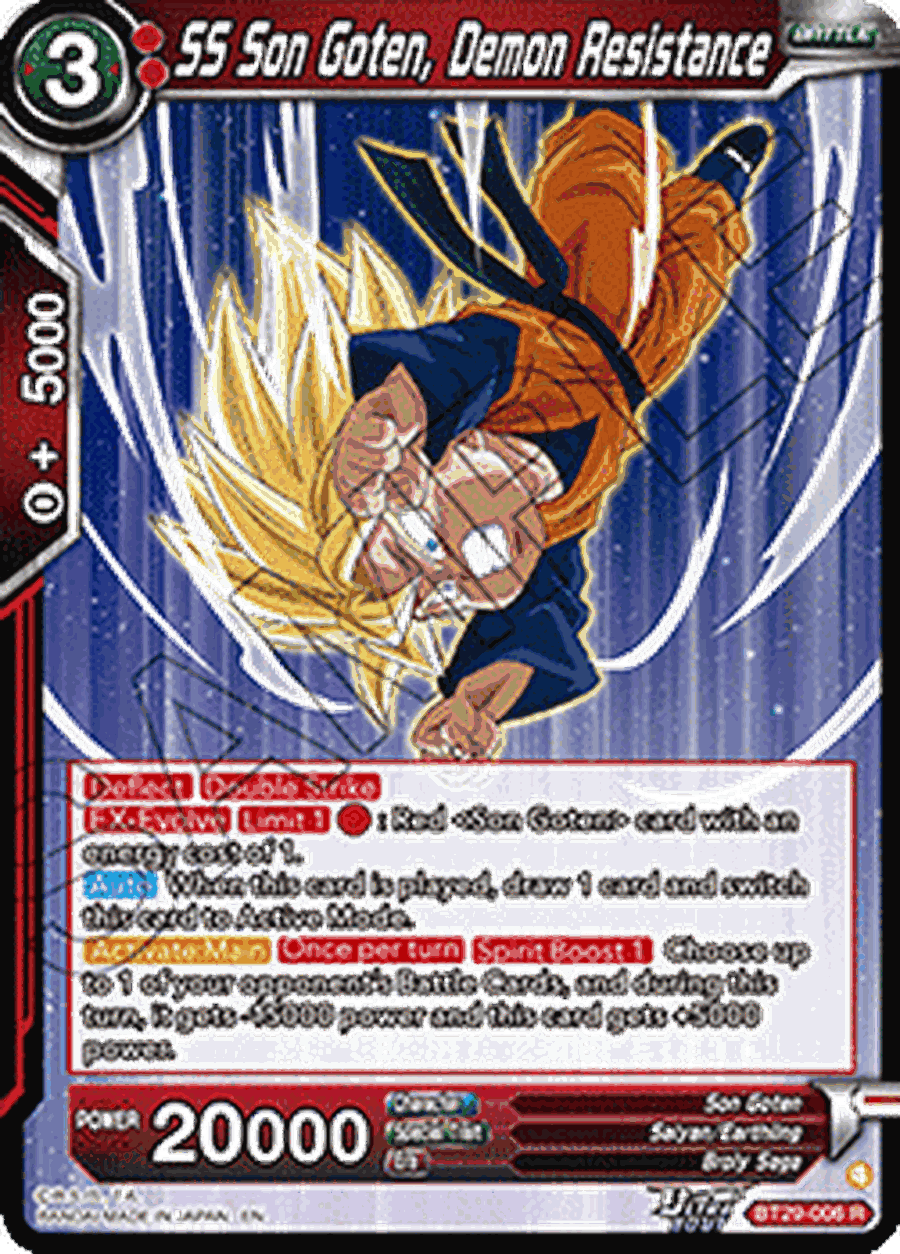 SS Son Goten, Demon Resistance