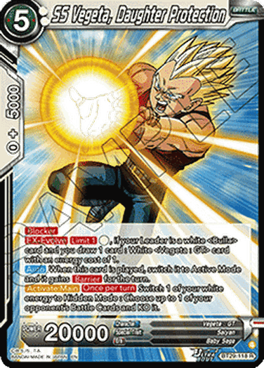 SS Vegeta, Daughter Protection