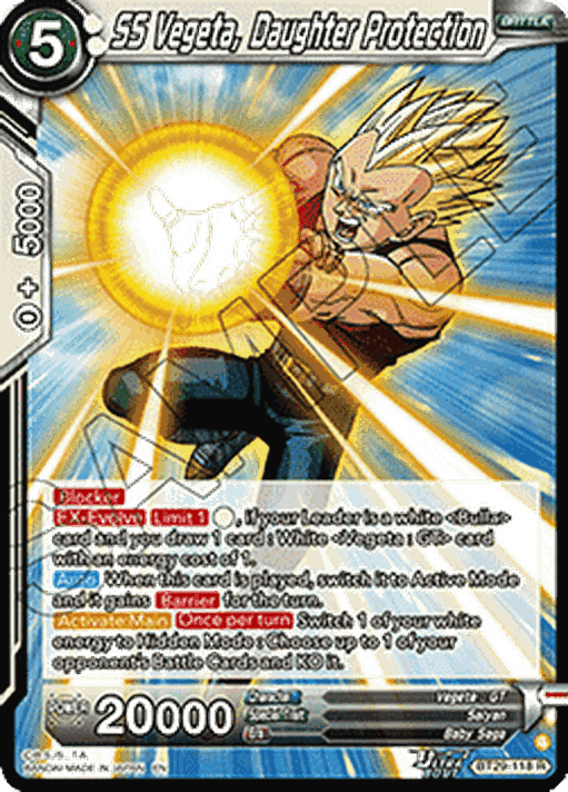 SS Vegeta, Daughter Protection