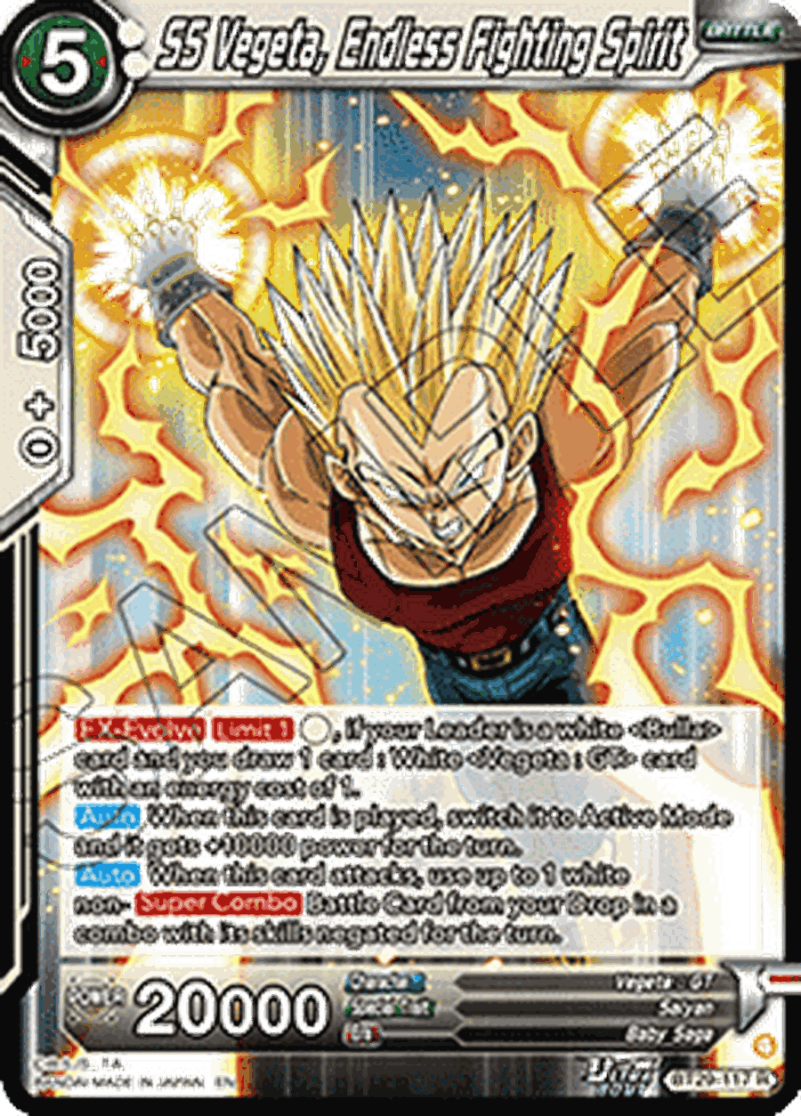 SS Vegeta, Endless Fighting Spirit
