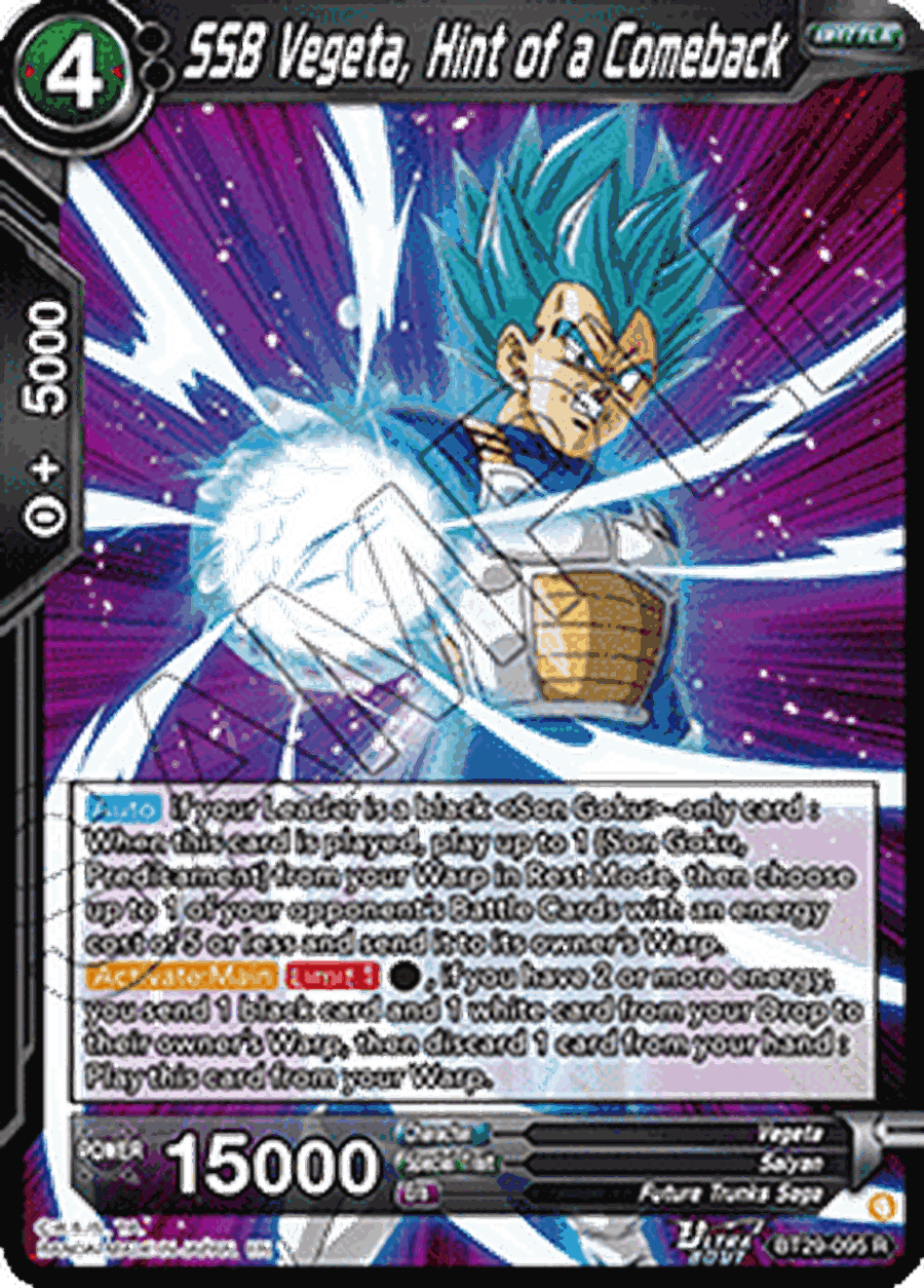 SSB Vegeta, Hint of a Comeback