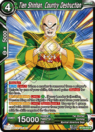 Tien Shinhan, Country Destruction