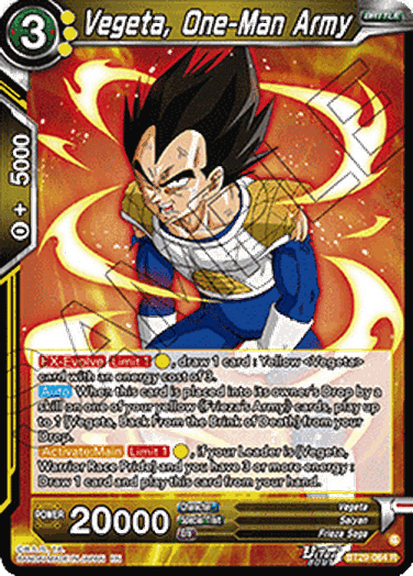 Vegeta, One-Man Army