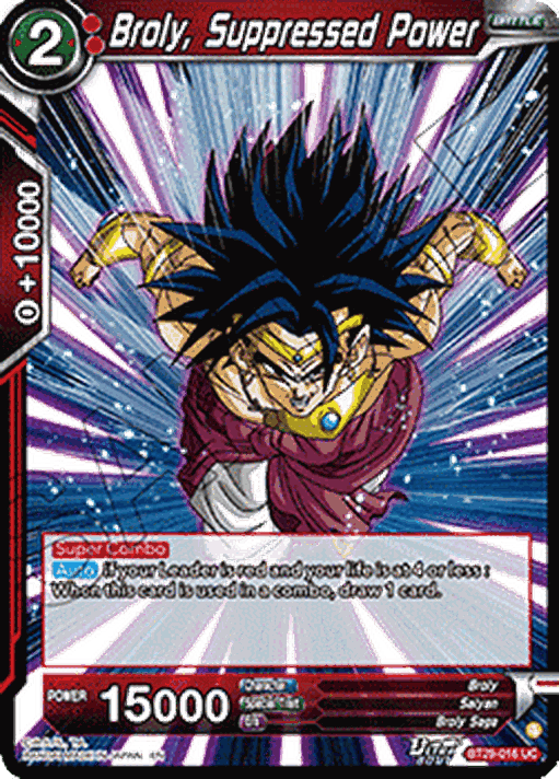 Broly, Suppressed Power