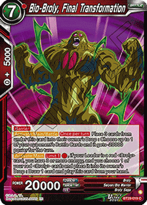 Bio-Broly, Final Transformation