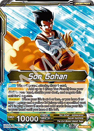 Son Gohan // Great Saiyaman, Love of Justice (V.2 - Alternate Art)
