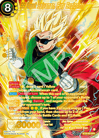 SS Great Saiyaman, Fury Explosion (V.2 - Special Rare)