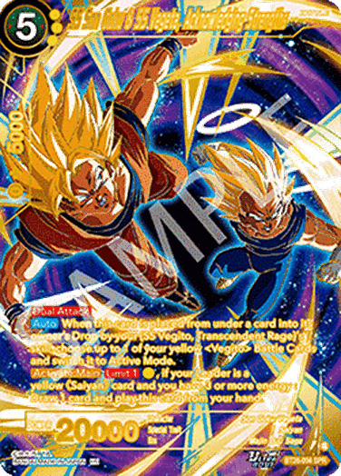 SS Son Goku & SS Vegeta, Acknowledging Strengths (V.2 - Special Rare)