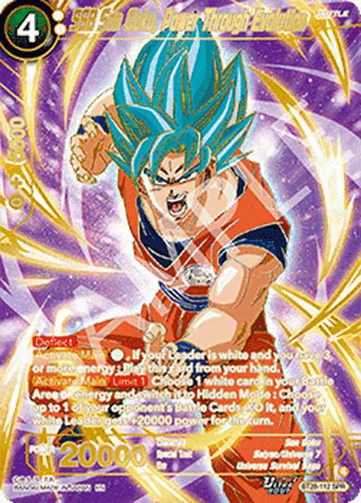 SSB Son Goku, Power Through Evolution (V.2 - Special Rare)