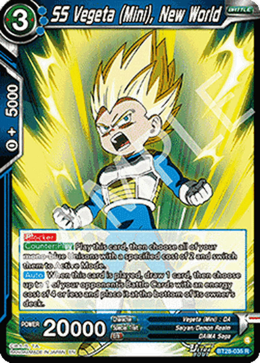 SS Vegeta (Mini), New World