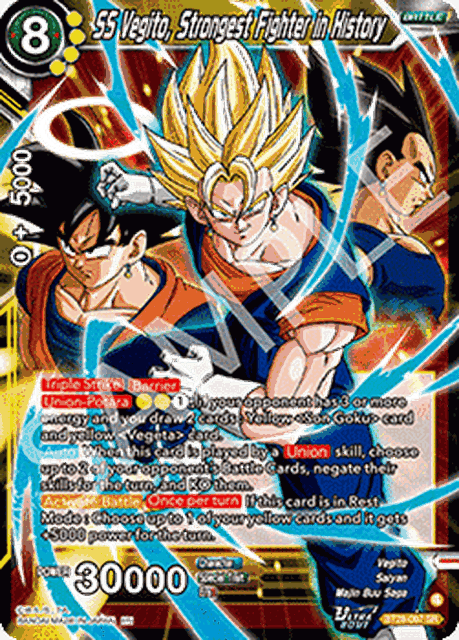SS Vegito, Strongest Fighter in History (V.1 - Super Rare)