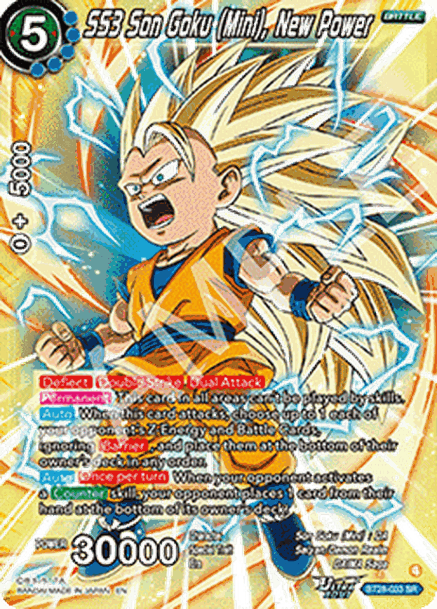 SS3 Son Goku (Mini), New Power