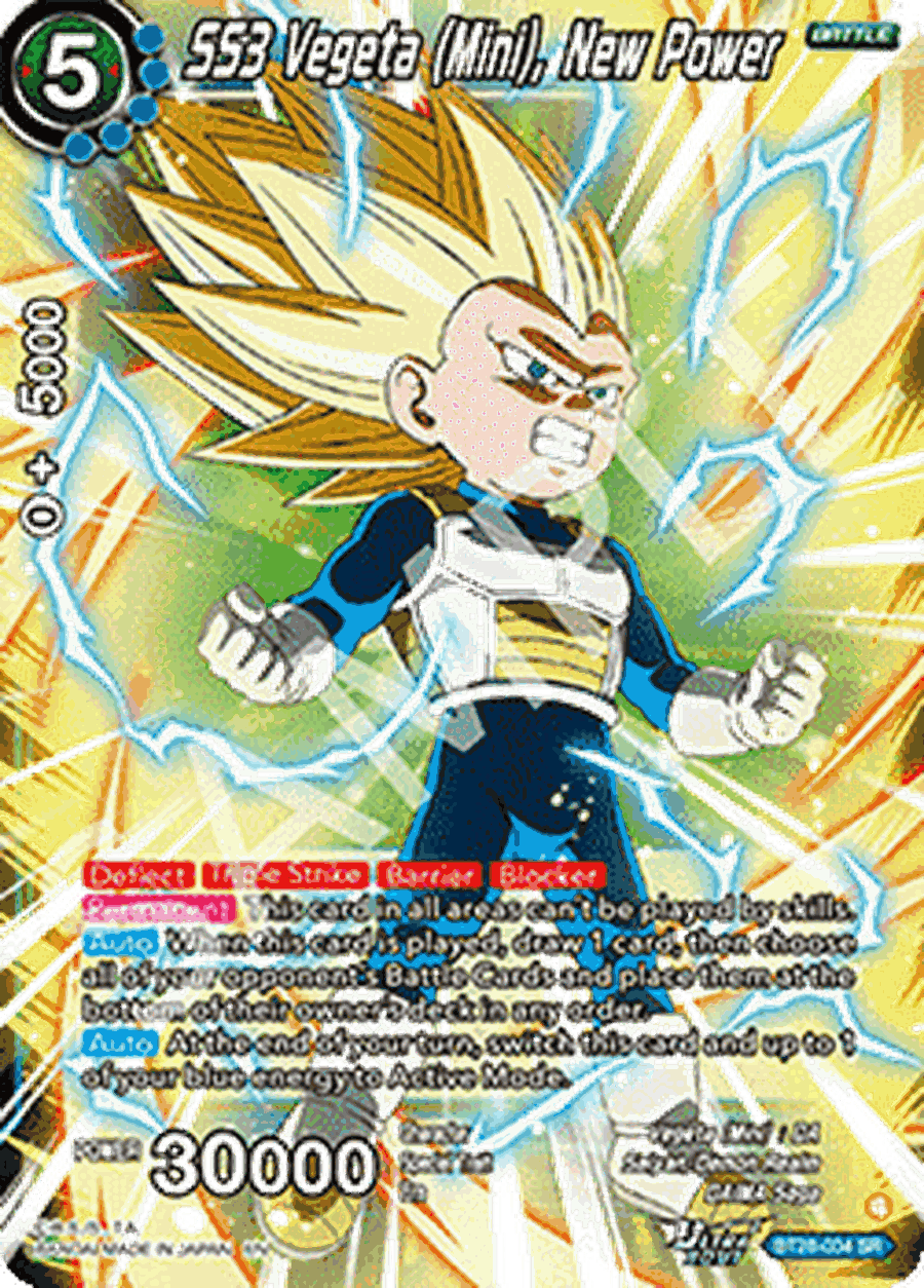 SS3 Vegeta (Mini), New Power
