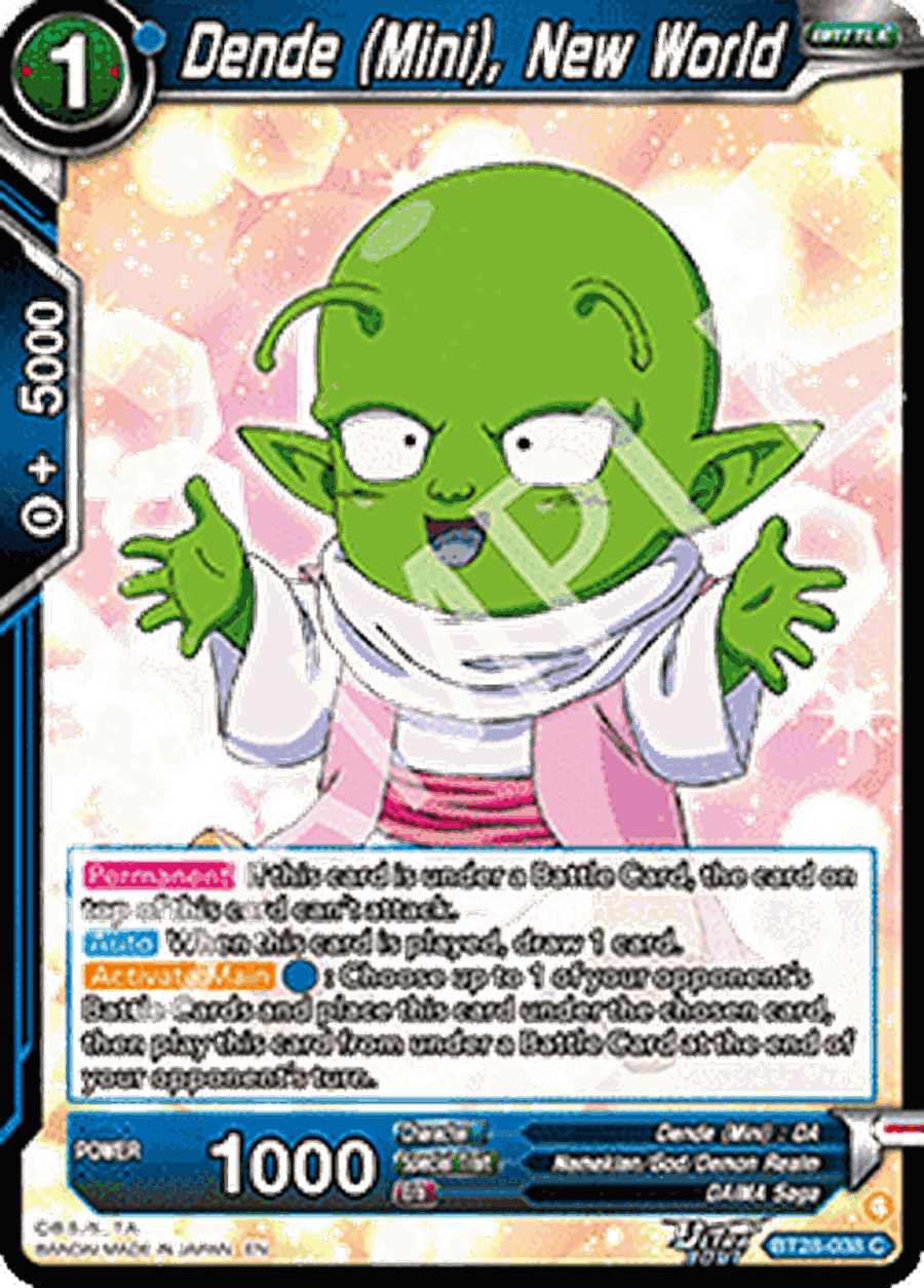 Dende (Mini), New World