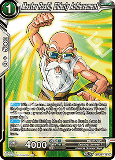 Master Roshi, Elderly Achievement