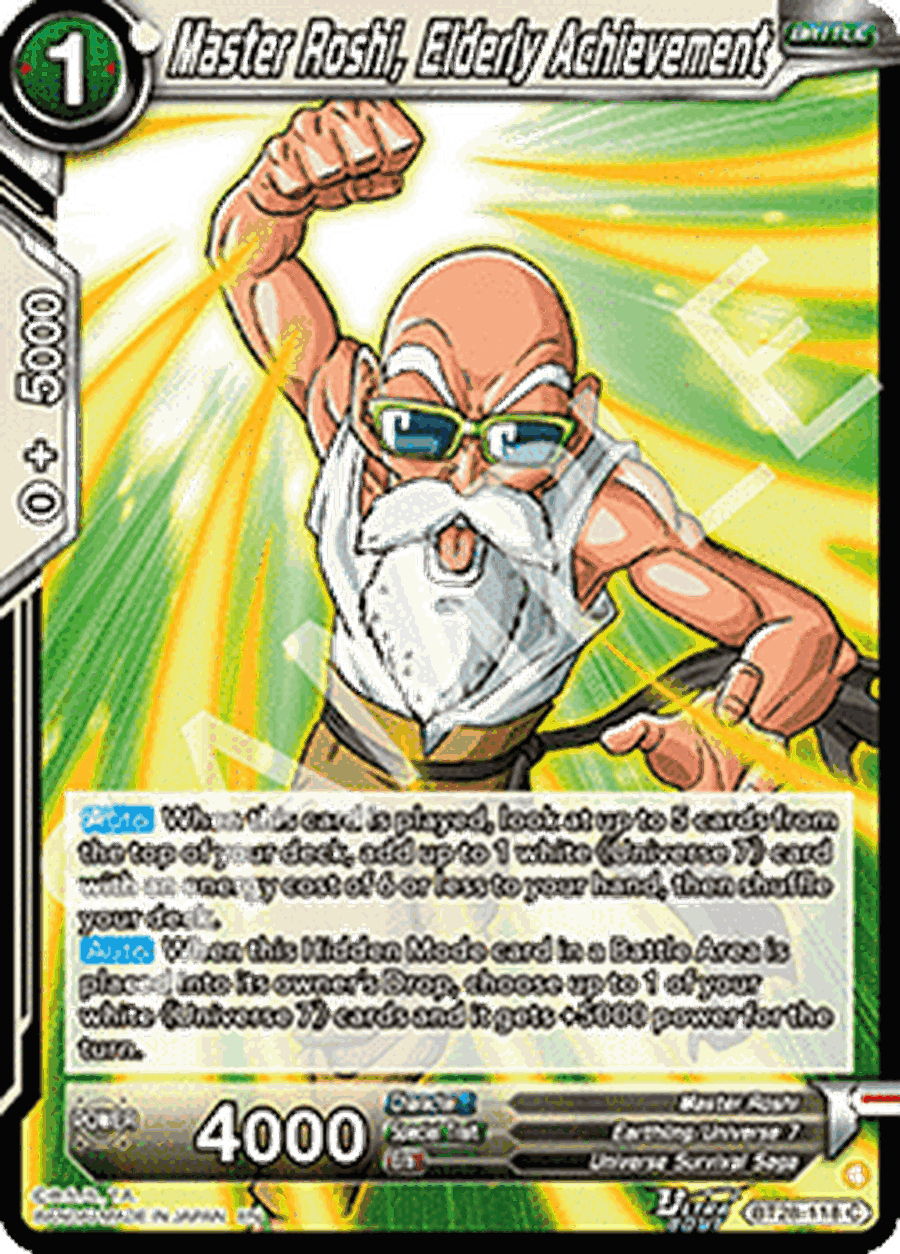 Master Roshi, Elderly Achievement