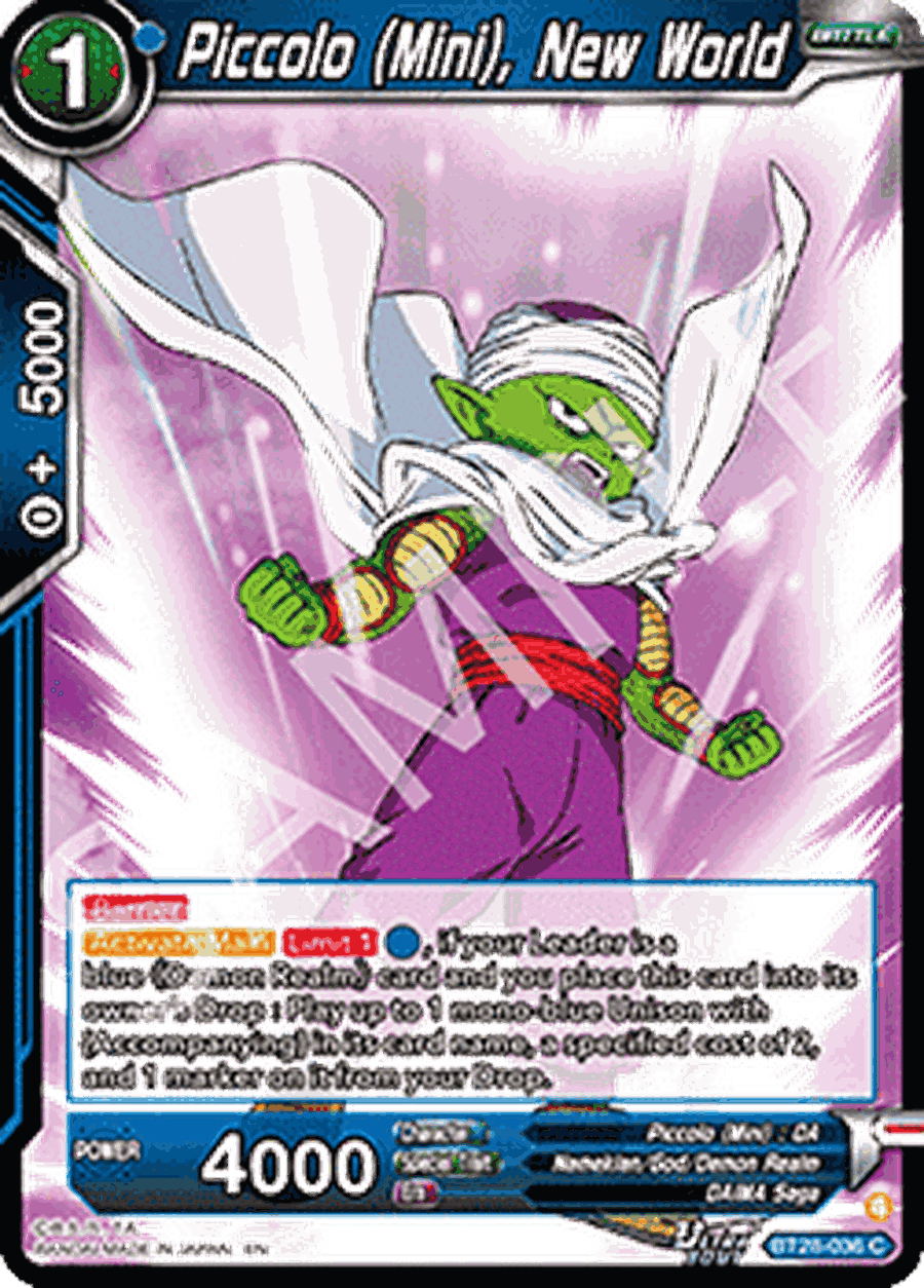 Piccolo (Mini), New World