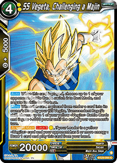 SS Vegeta, Challenging a Majin