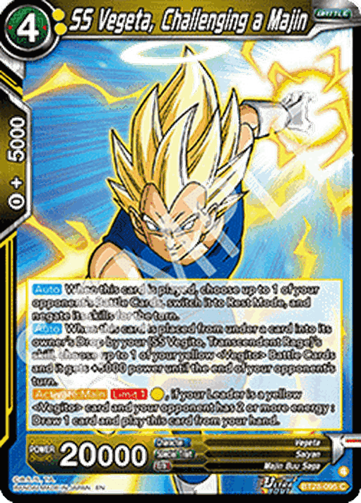 SS Vegeta, Challenging a Majin