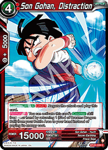 Son Gohan, Distraction