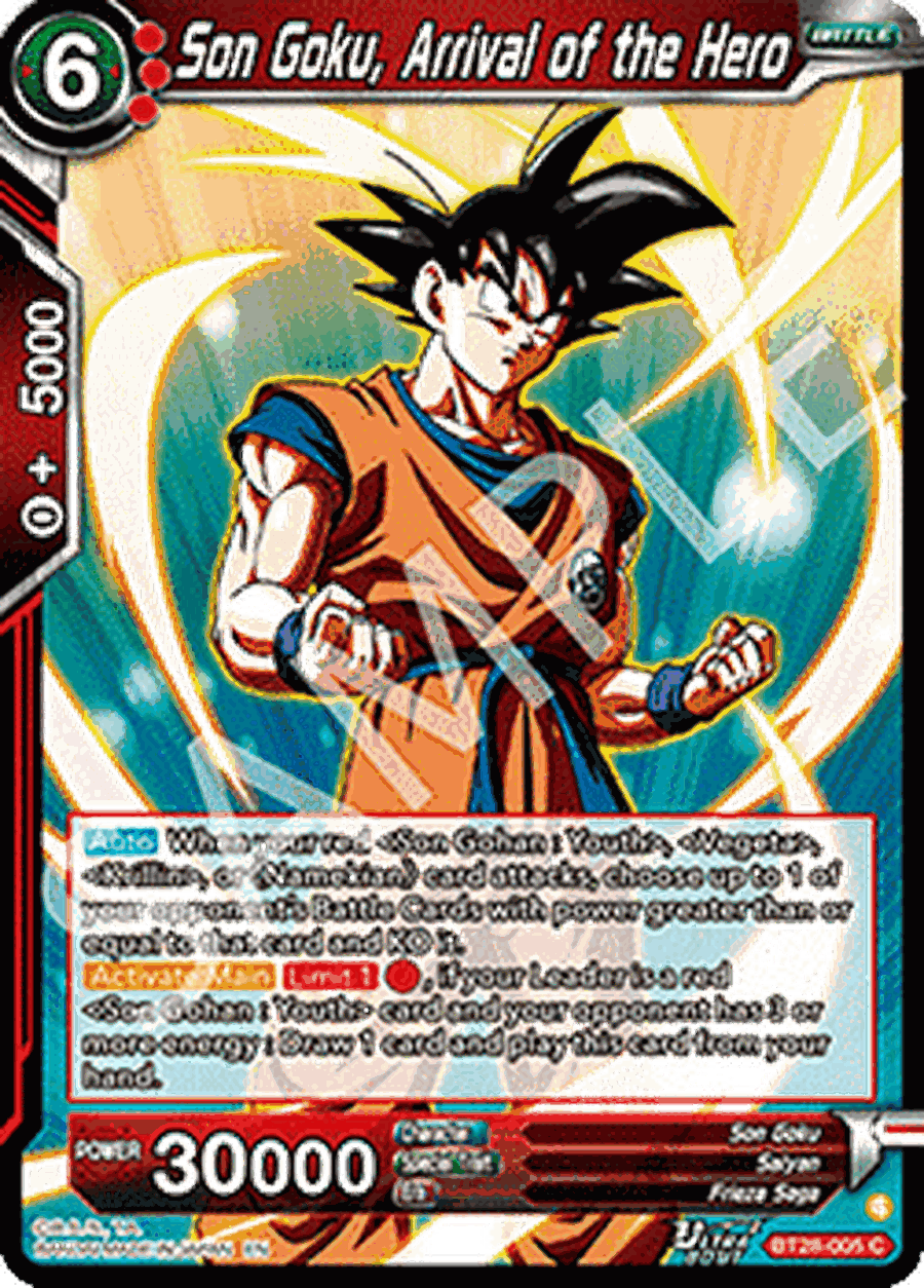 Son Goku, Arrival of the Hero