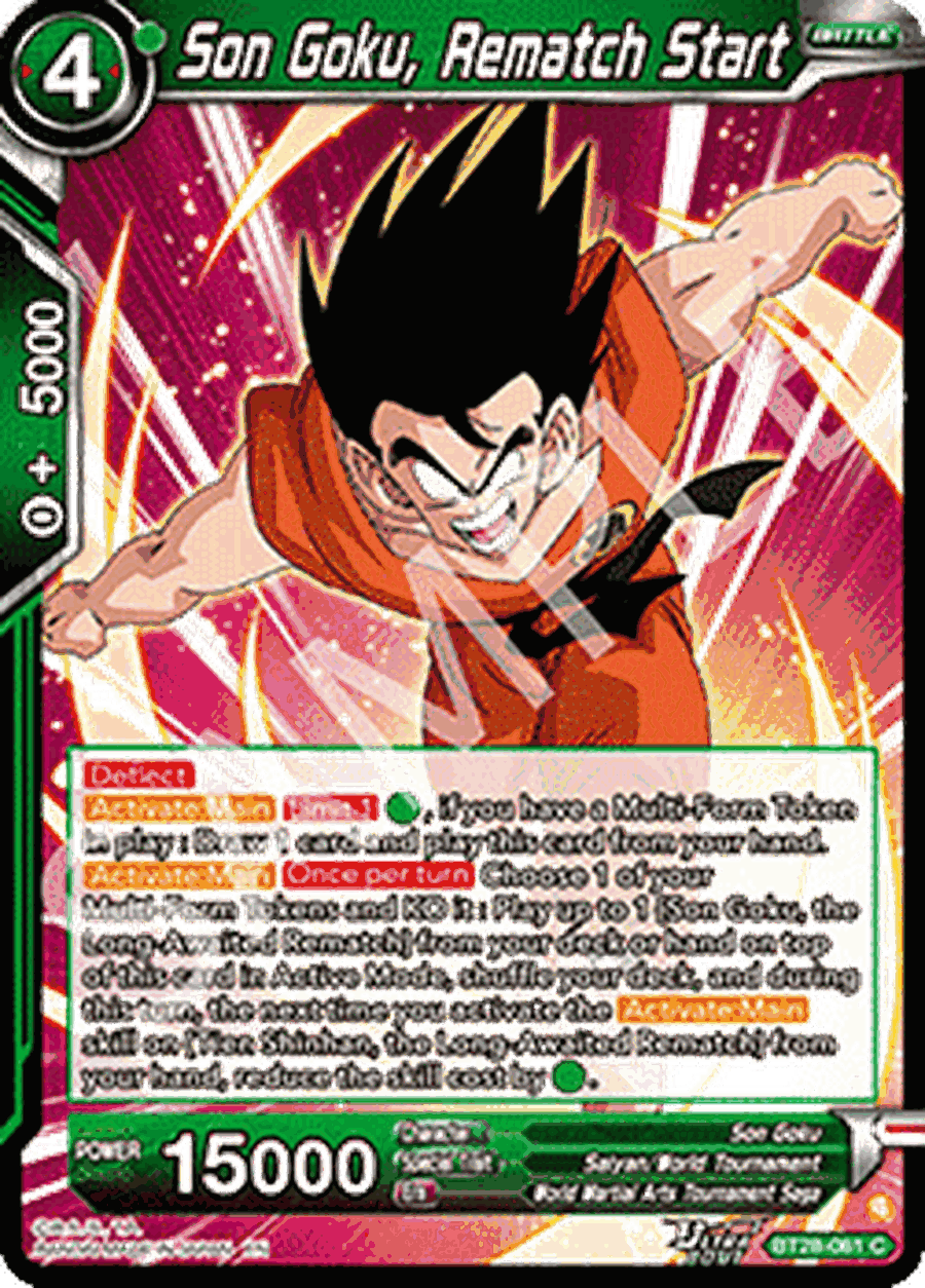 Son Goku, Rematch Start
