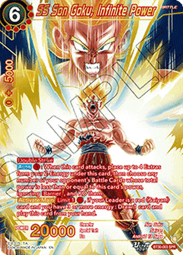 SS Son Goku, Infinite Power (V.2 - Special Rare)