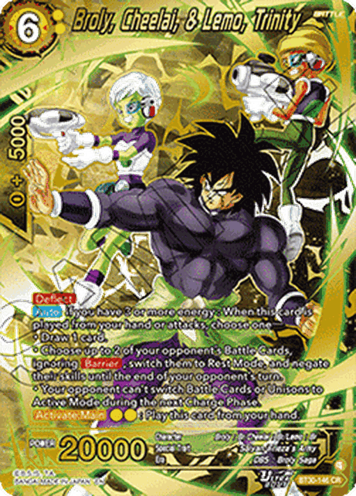 Broly, Cheelai, & Lemo, Trinity