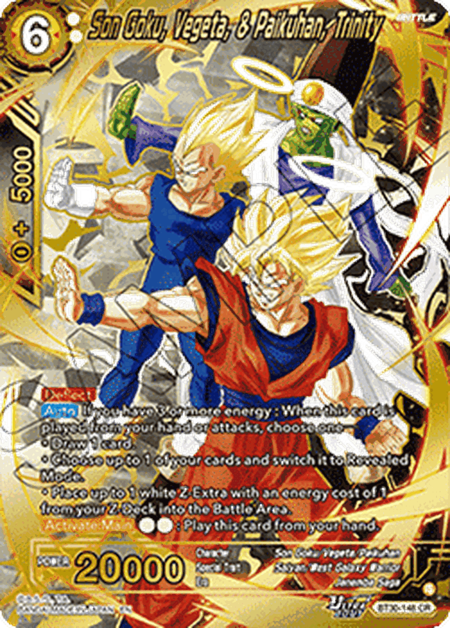 Son Goku, Vegeta, & Paikuhan, Trinity