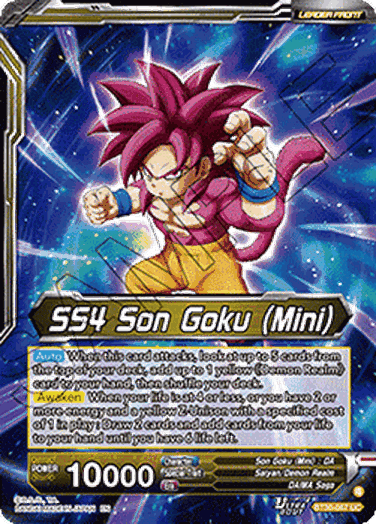 SS4 Son Goku (Mini) // SS4 Son Goku, Apex Evolution (V.2 - Alternate Art)