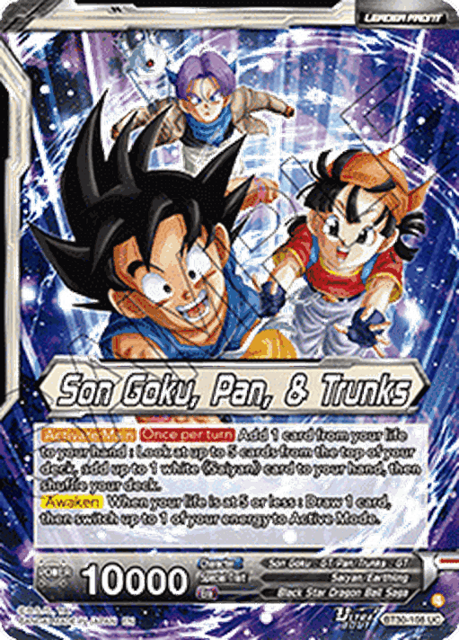 Son Goku, Pan, & Trunks // Son Goku, Pan, & Trunks, Exciting Adventures (V.2 - Alternate Art)
