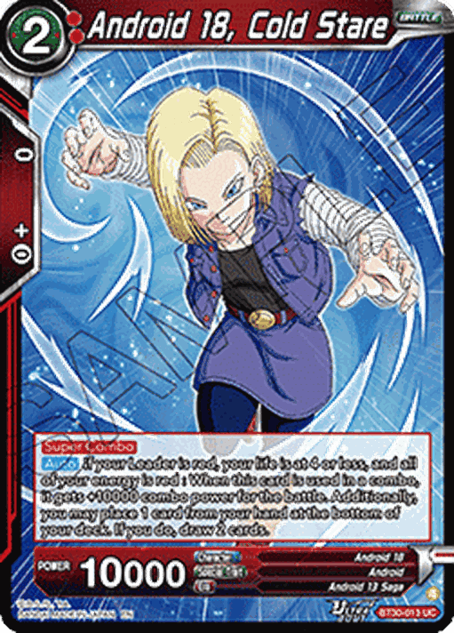 Android 18, Cold Stare