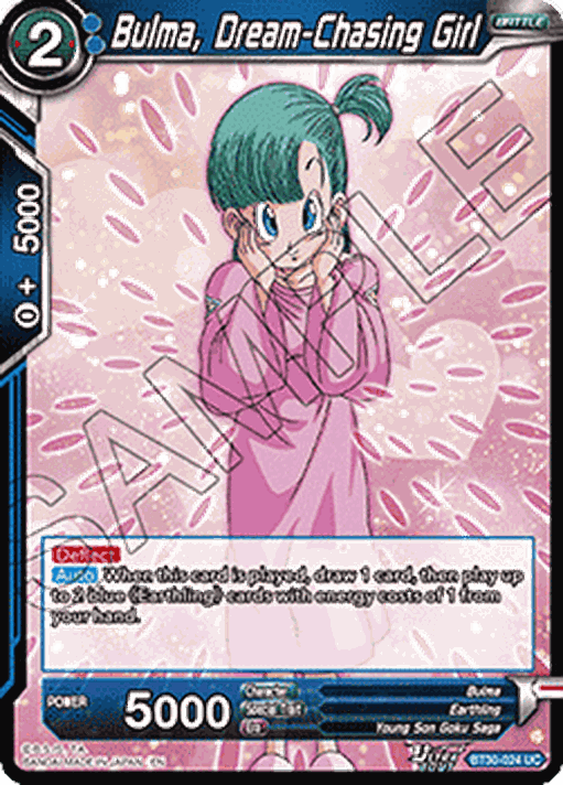 Bulma, Dream-Chasing Girl