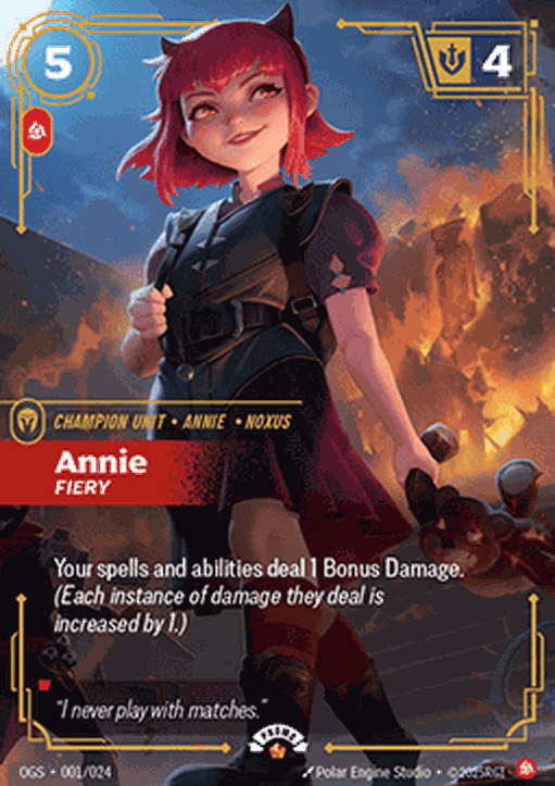 Annie, Fiery