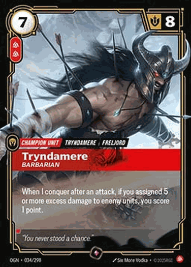 Tryndamere, Barbarian